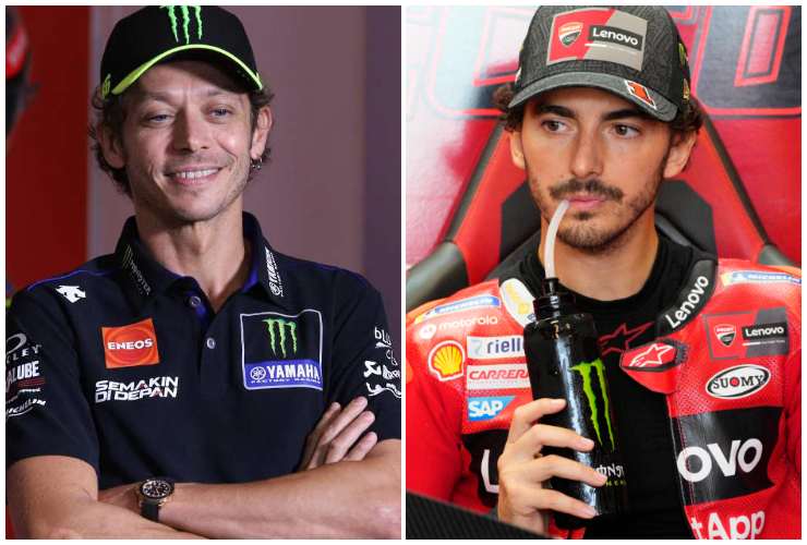 Il commento di Valentino Rossi al crash di Bagnaia