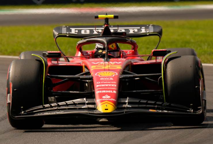 Sainz in pista a Monza