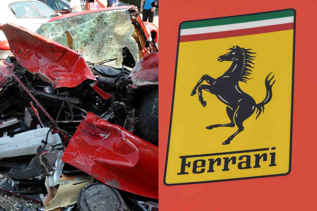 Incidente gravissimo per la Ferrari più costosa e rara: le immagini fanno paura