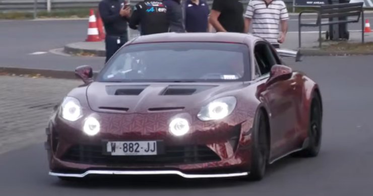 Alpine A110 RS test per Esteban Ocon