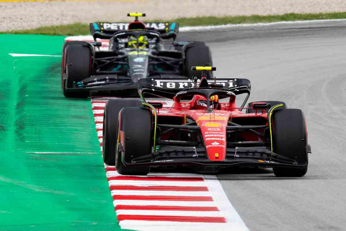 Ferrari che furto alla Mercedes