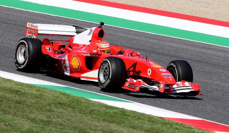 Ferrari F2004 sogno di Verstappen