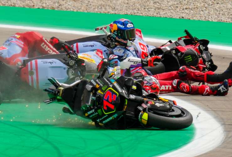 MotoGP, quanti infortuni nel 2023