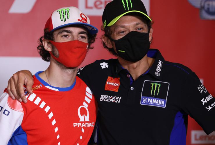 Bagnaia come Valentino Rossi
