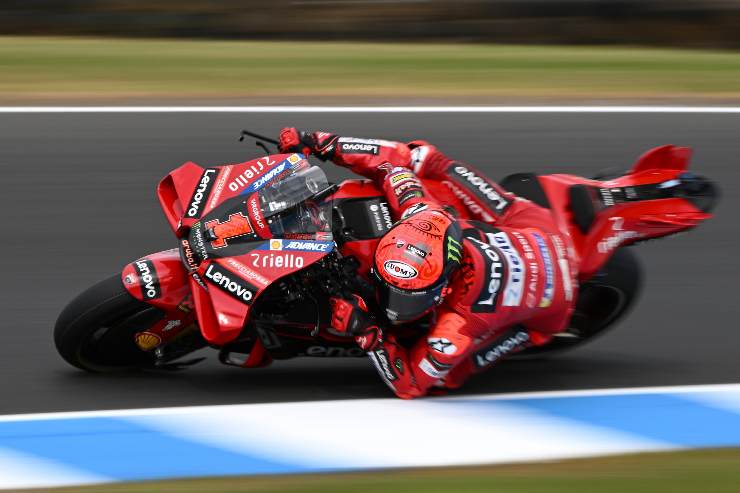 Pecco Bagnaia in crisi a Phillip Island