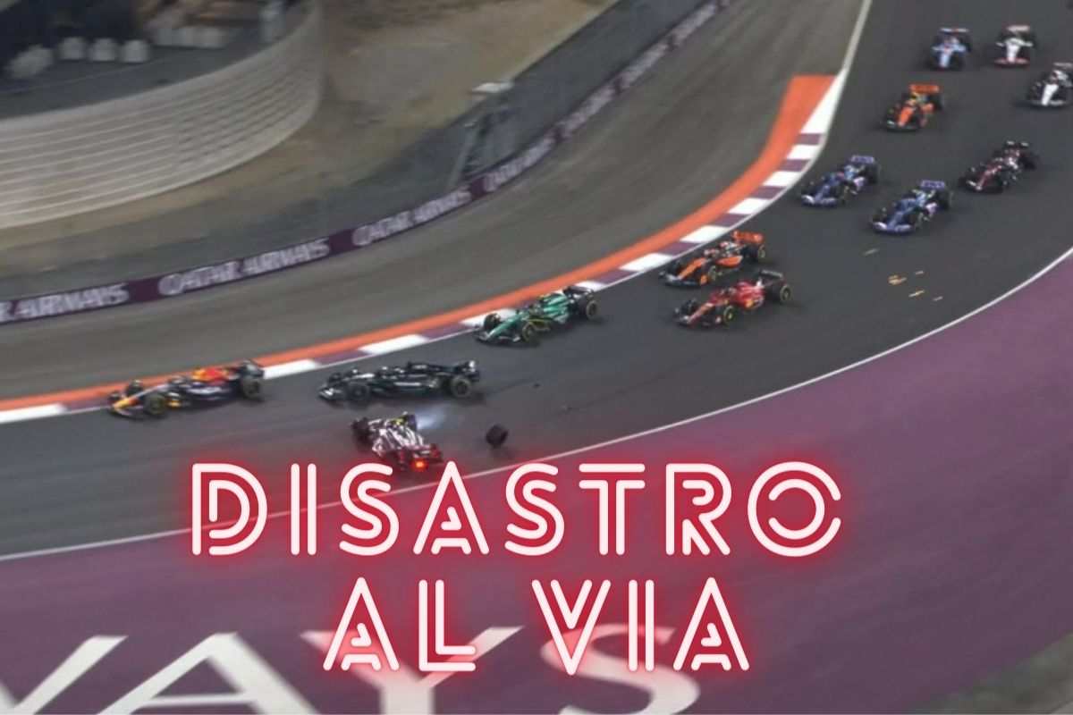 Incidente al via in F1
