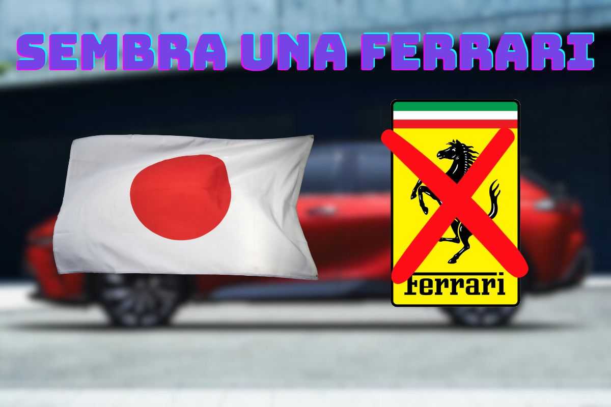 Ferrari Purosangue Giappone che copia