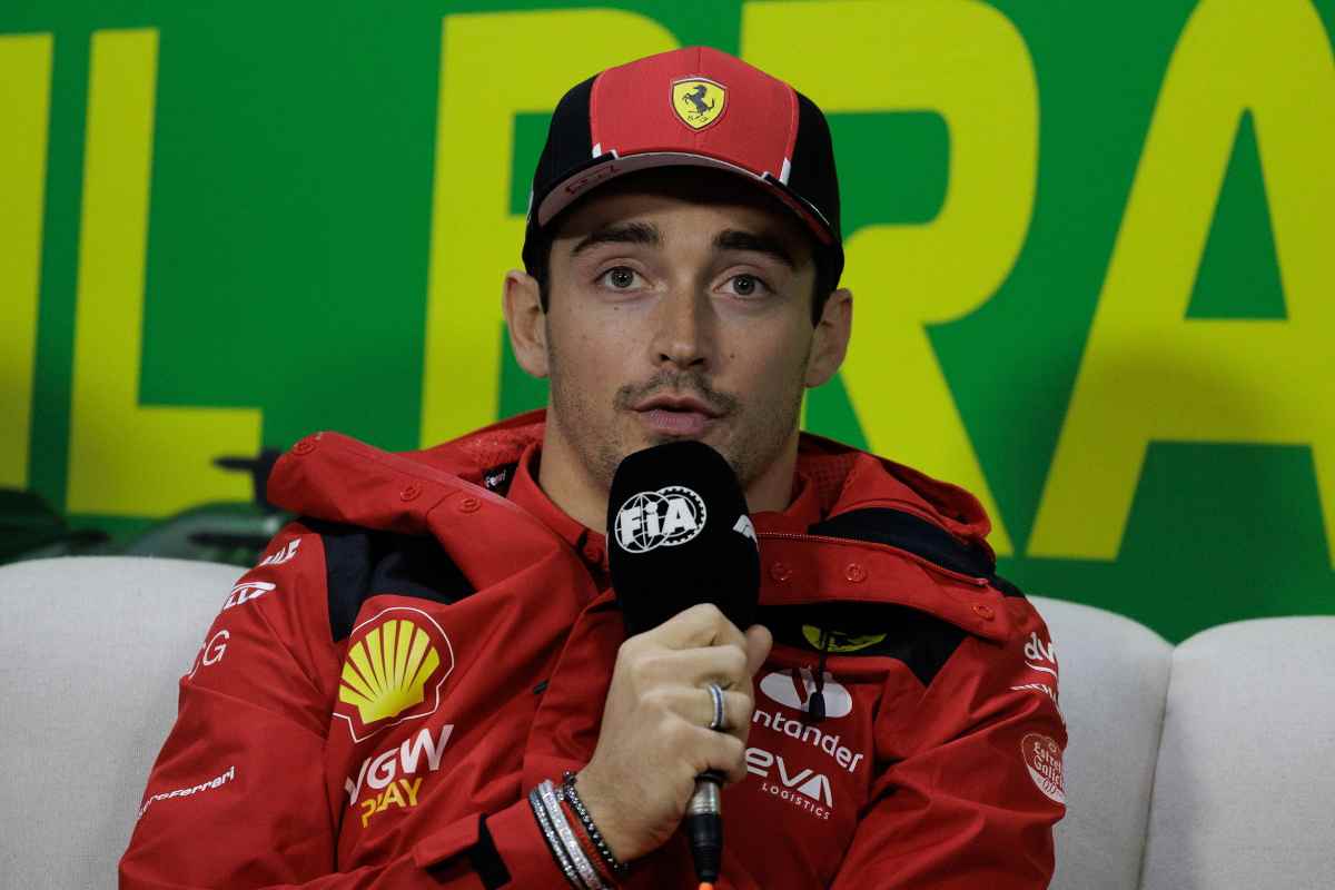 Charles Leclerc in Ferrari