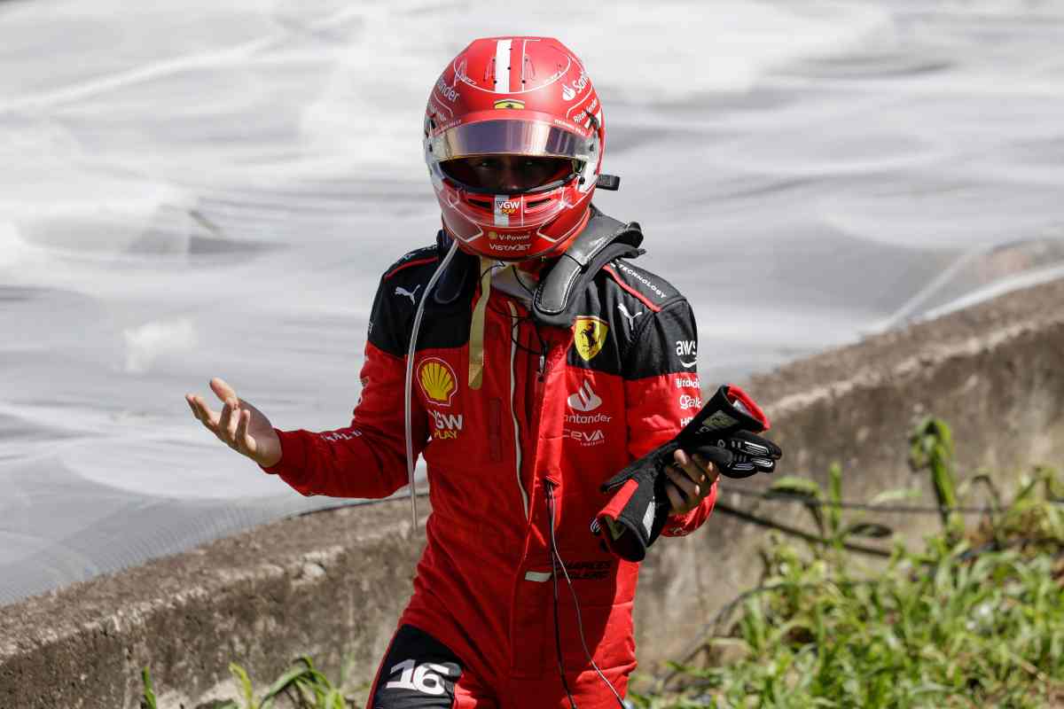 F1 Charles Leclerc ecco cosa è successo