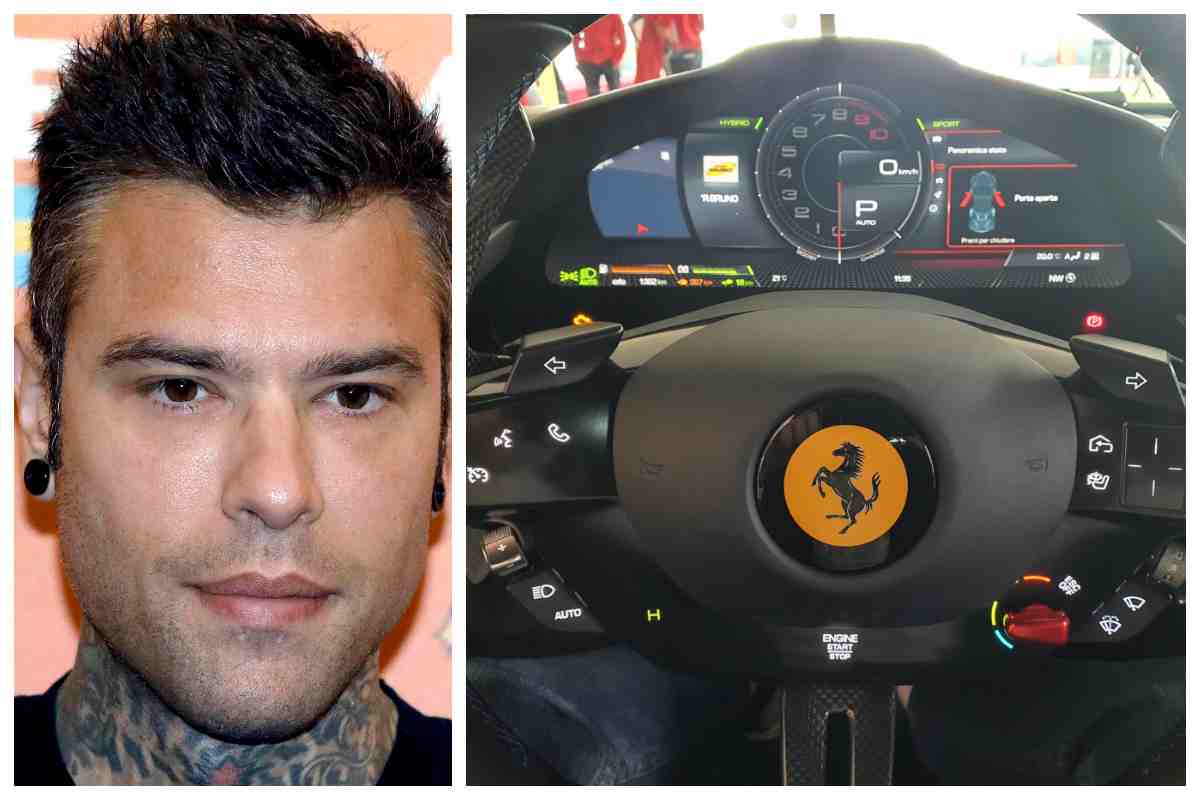 Fedez, non ci capisce niente della sua nuova Ferrari