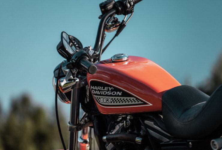 La solidità della leggendaria Harley Davidson