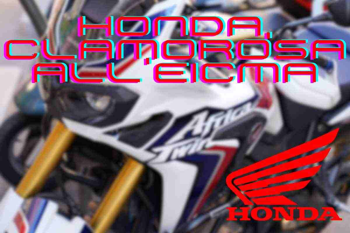Honda, novità clamorosa all’EICMA