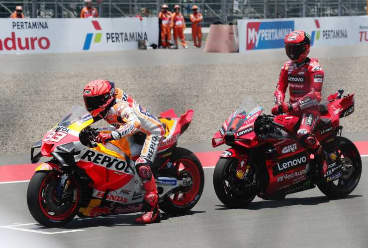 Honda e Ducati a confronto