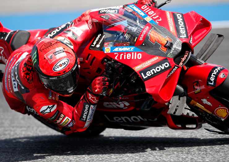 Pecco Bagnaia e la pressione in Ducati