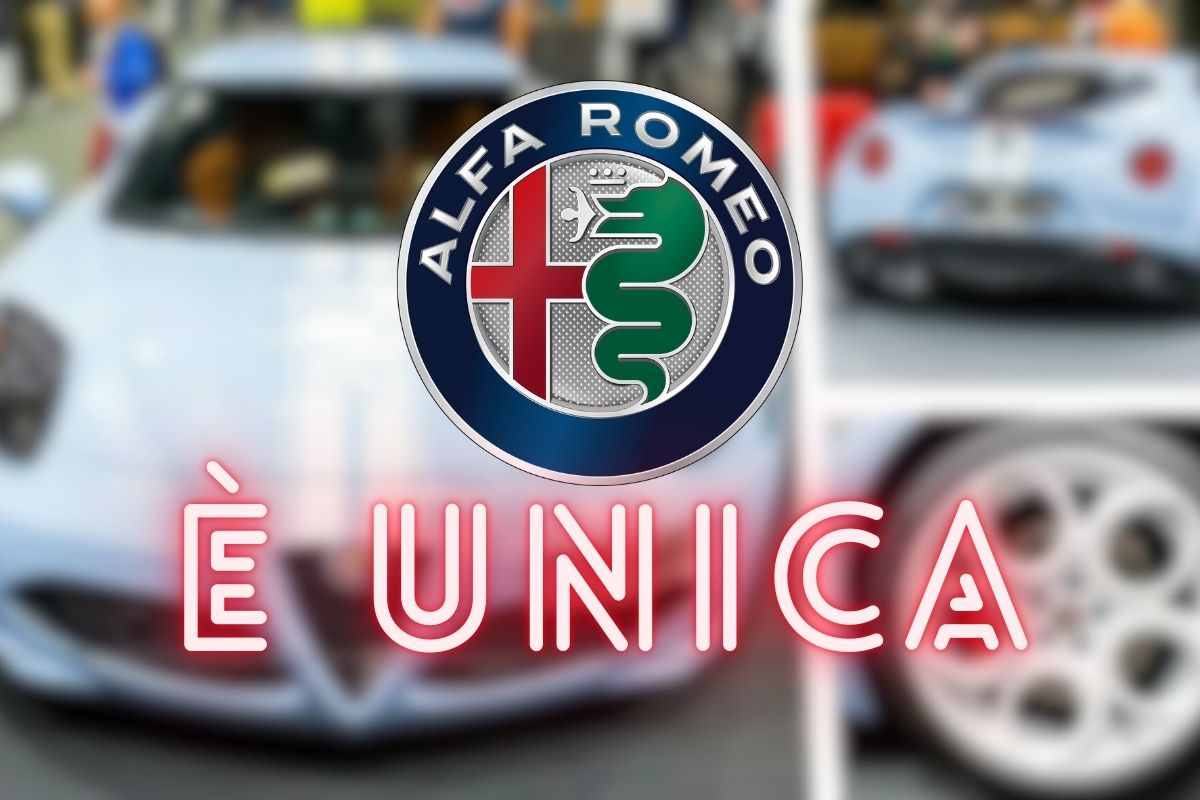 Questa Alfa Romeo è unica nel suo genere: potenza al servizio dell'eleganza