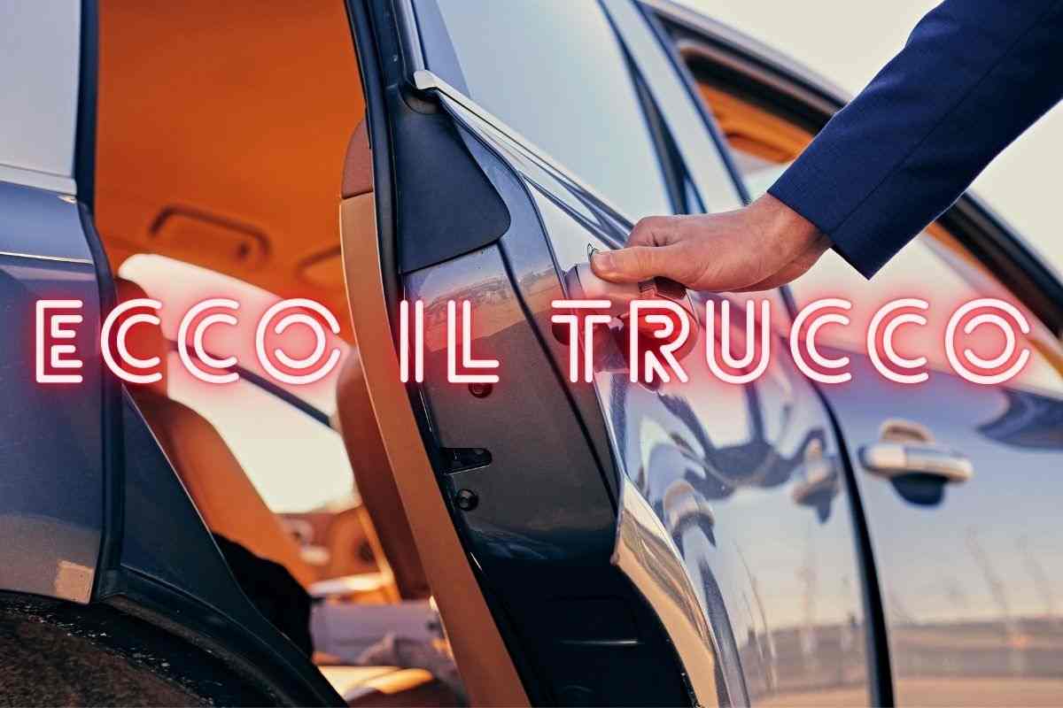 Resti bloccato fuori dall'auto? Attenzione questo trucco può essere usato anche dai ladri
