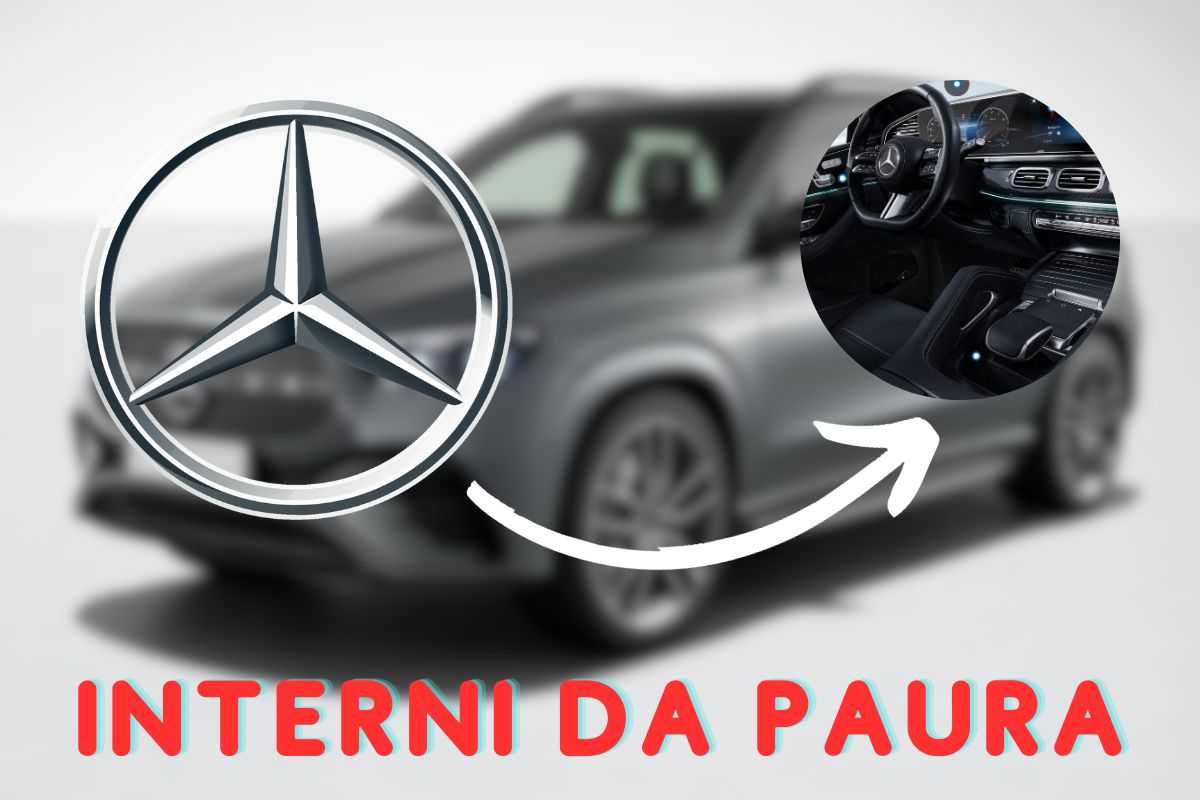 Mercedes, saliamo a bordo del mostruoso SUV: interni a dir poco fantastici