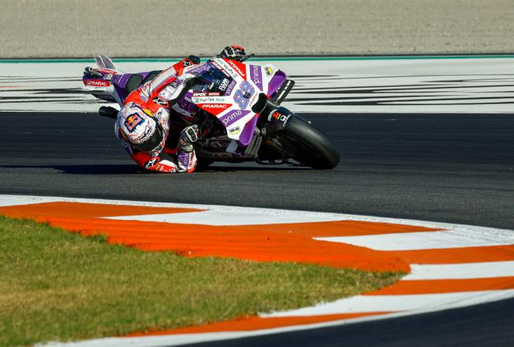 Martin in sella alla Ducati