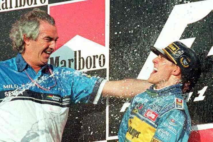 Flavio Briatore e Michael Schumacher coppia storica