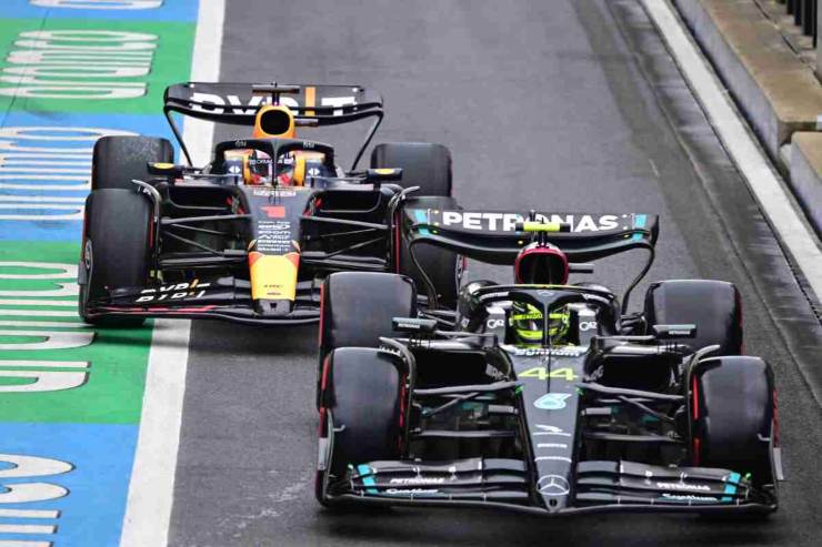 Lewis Hamilton e Max Verstappen che smacco