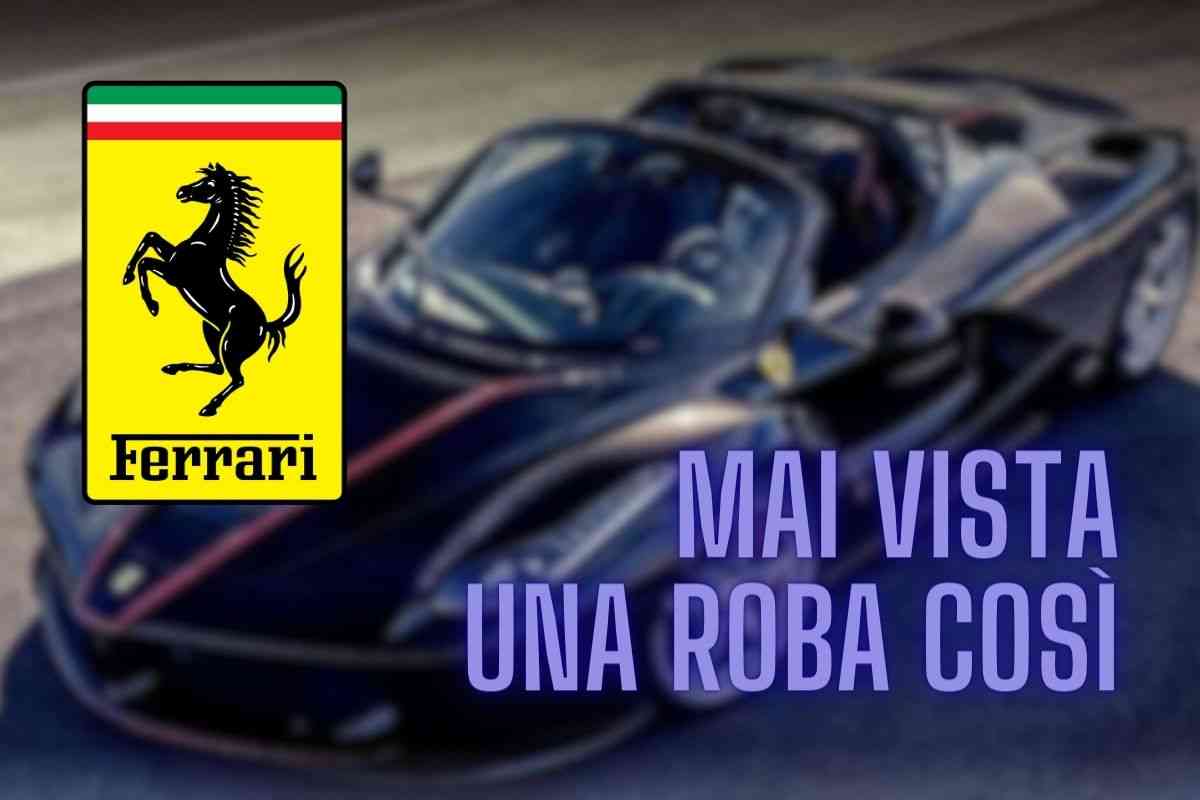 Ferrari, il modello "dopato" che sembra volare: il prezzo? Da infarto persino per un re