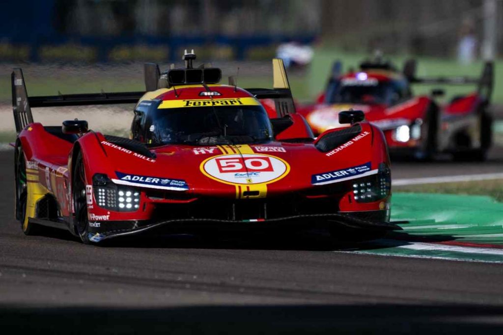 FIA WEC Ferrari 499P in pole position