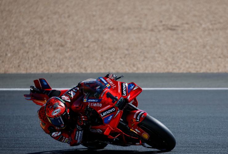 Pecco Bagnaia era ad Imola per assistere ad uno spettacolare GP di Imola