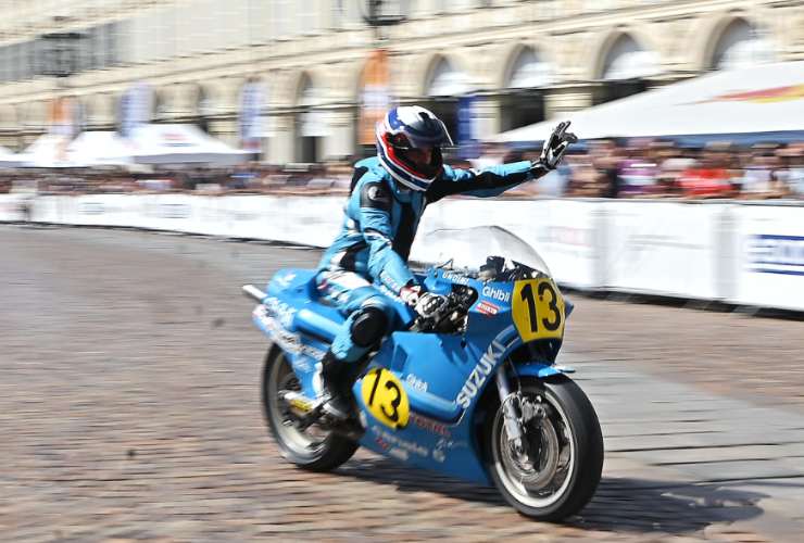 Il campione del mondo della classe 500 Kevin Schwantz
