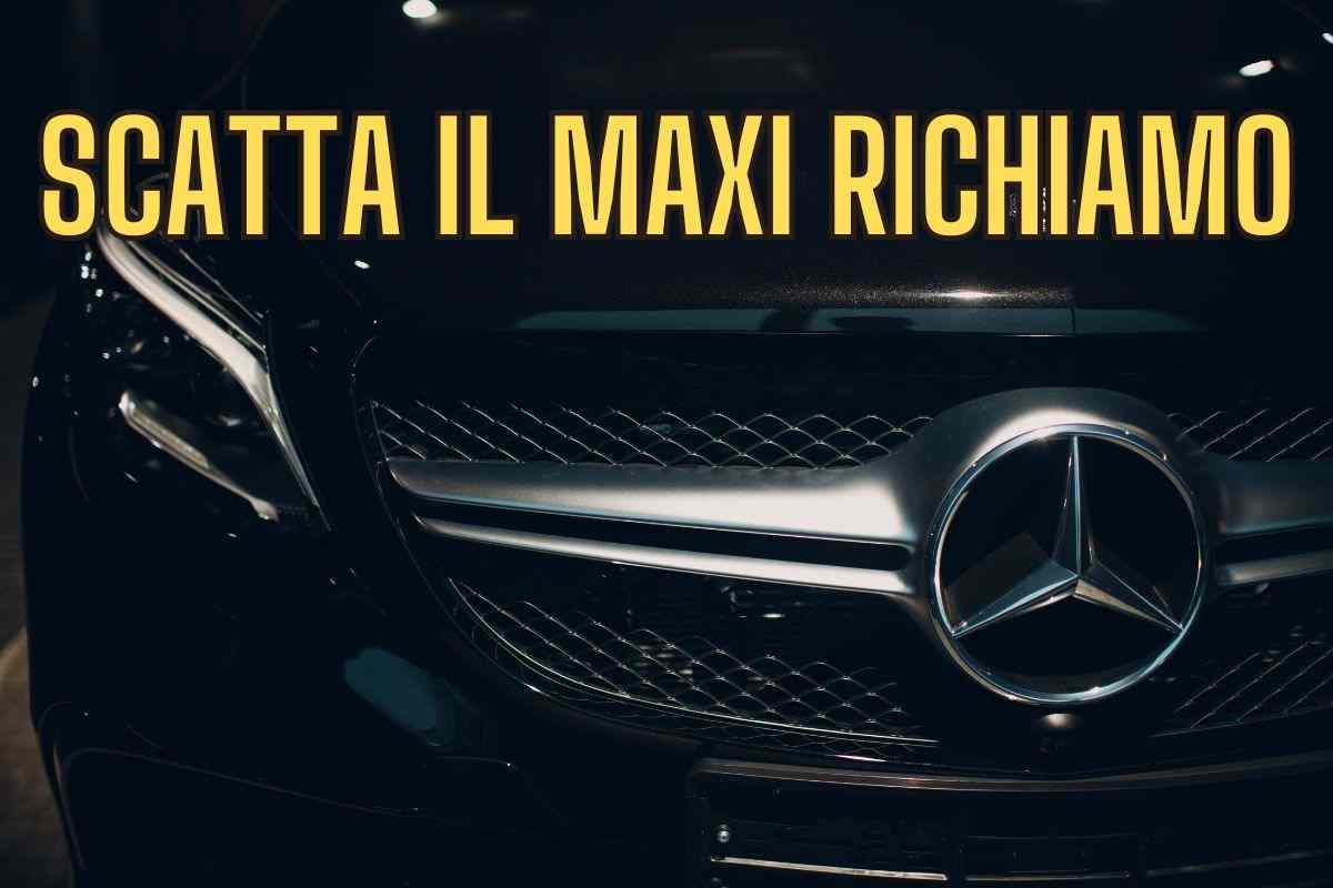 Mercedes, scatta il maxi-richiamo: grave problema per questo modello