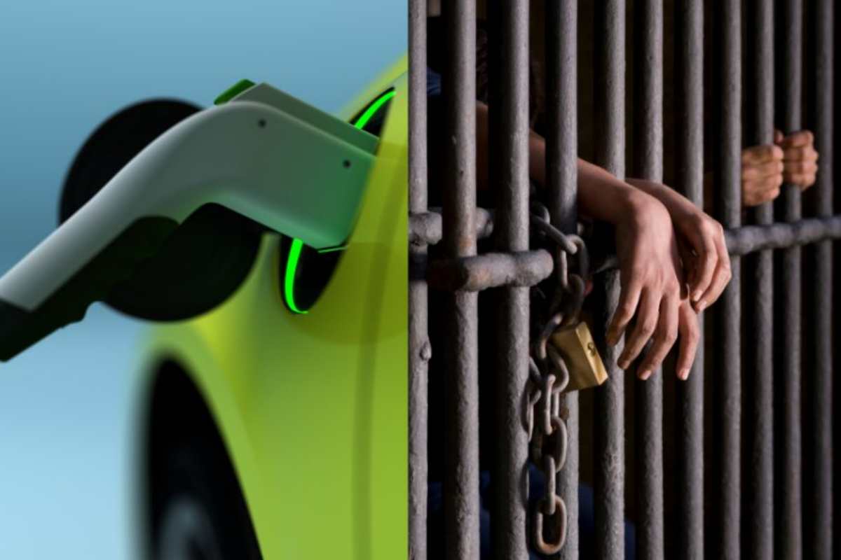 Auto elettrica carcere pericolo