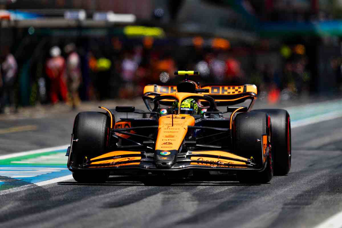F1 Lando Norris in pole position