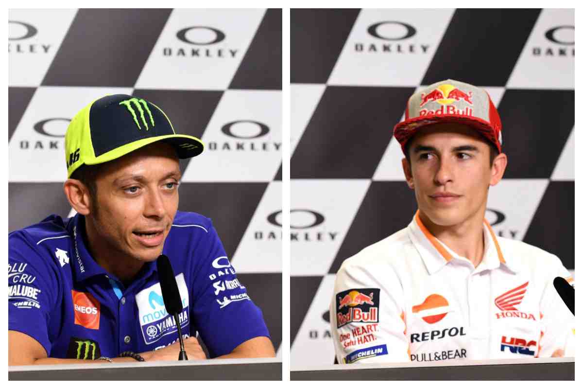 Valentino Rossi e Marc Marquez Ducati MotoGP