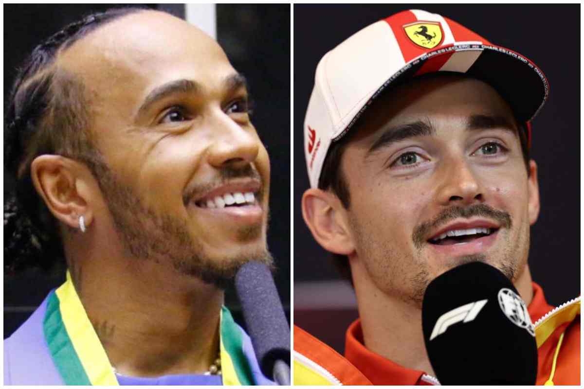 L’incontro tra Hamilton e Leclerc