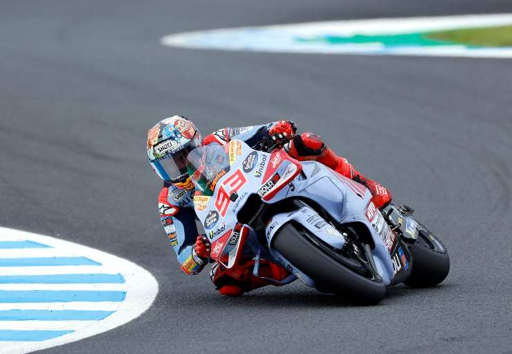 Marc Marquez guai ai freni