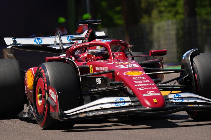 Charles Leclerc novità ala e sospensione