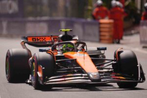 F1 Lando Norris in pole position