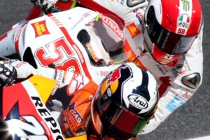 Pedrosa e Simoncelli messaggio strappacuore