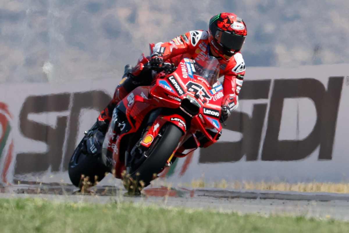 Pecco Bagnaia ad Aragon