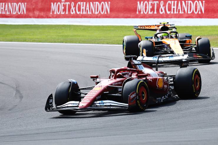 Charles Leclerc passo gara vicino a quello McLaren