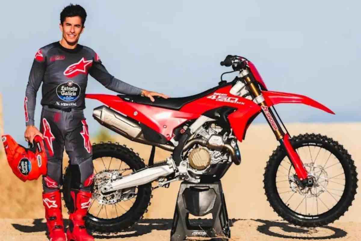Marc Marquez sulla Desmo450 MX