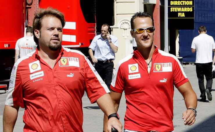 Gino Rosato e Michael Schumacher emozionanti parole