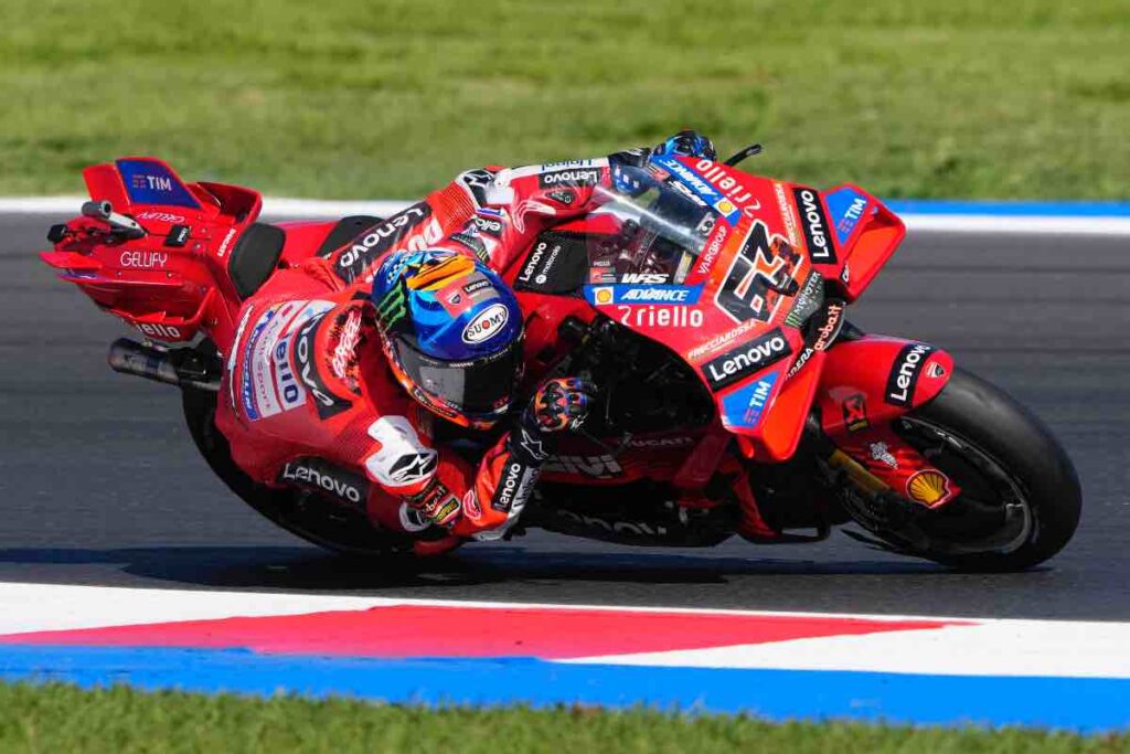 Bagnaia frase che fa temere il peggio
