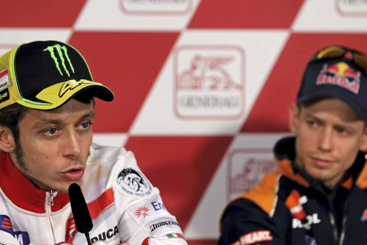 Stoner su Valentino Rossi 