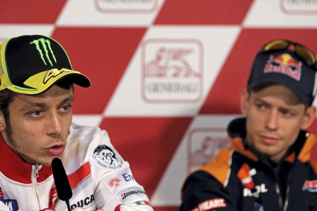 Valentino Rossi e Casey Stoner nuova sfida