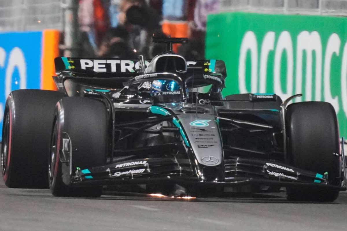 F1 George Russell super pole position
