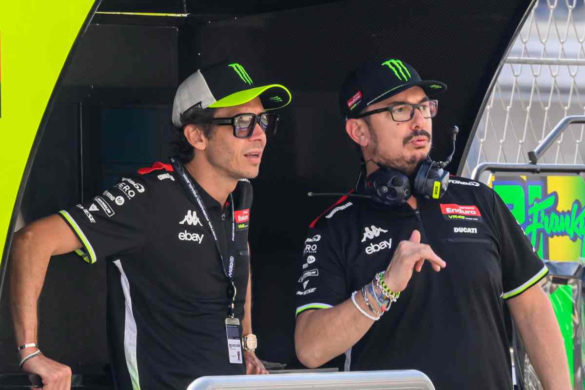 Uccio Salucci e Valentino Rossi 