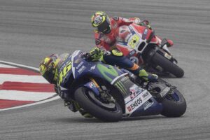 Valentino Rossi era da squalifica nel 2015