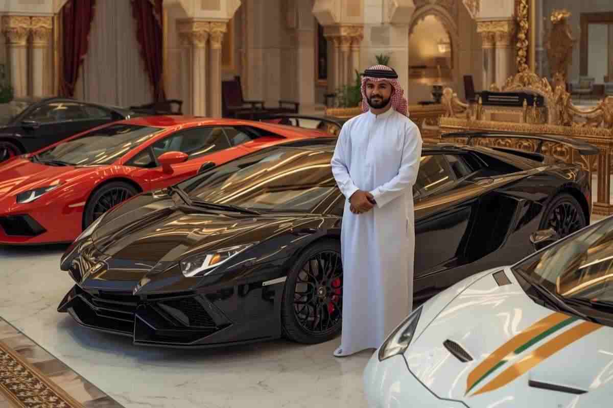 Il parco auto da sogno del Sultano