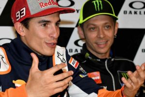 Marquez e Valentino Rossi parole forti