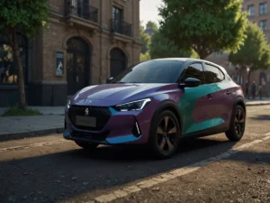 Peugeot Polygon: L'Anteprima della Futura 208 Elettrica nel Mondo di Fortnite
